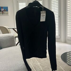 Choker long sleeve Zara top
